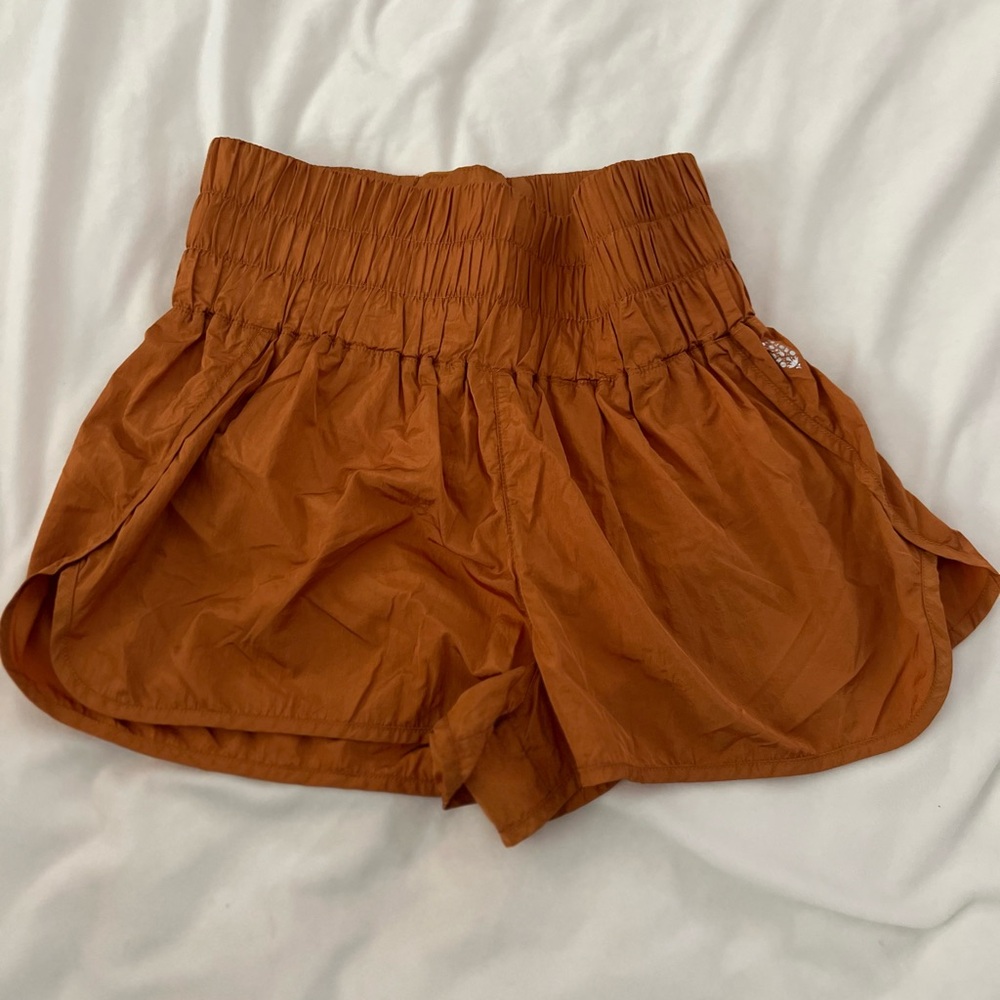 Burnt orange free people shorts